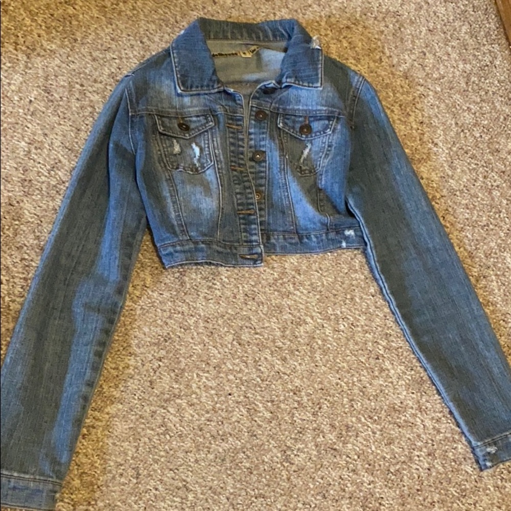 Cropped Jean Jacket